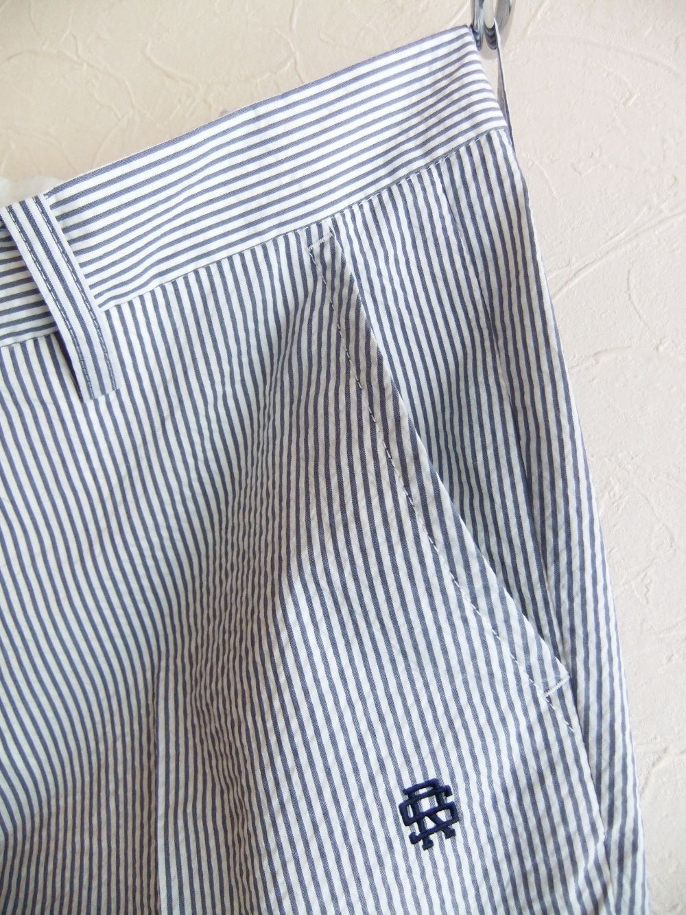 BOSTON PANTS  ストレッチ ストライプ柄 パンツ   RSM-24077