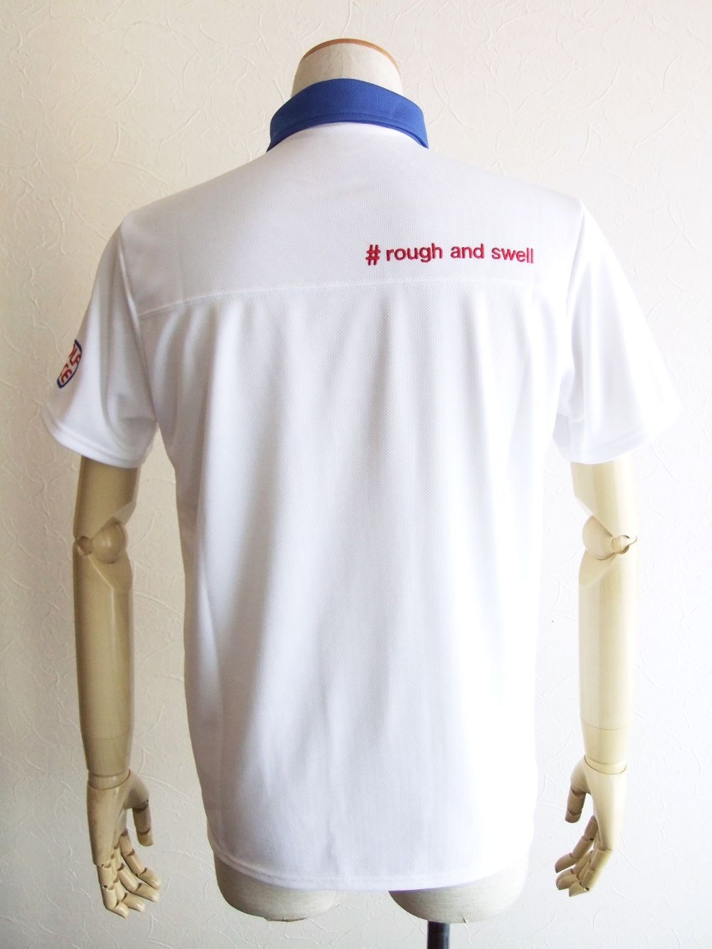 COLOR COLLAR POLO ( ホワイト )   半袖B.D.ポロ  RSM-22008