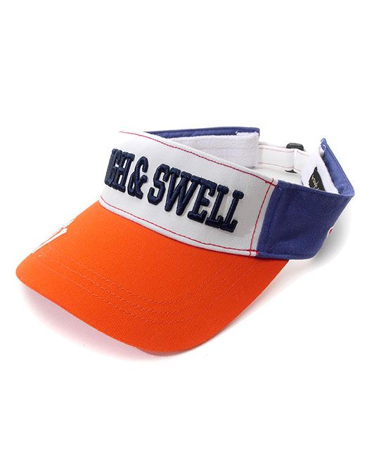 TRICOLOR VISOR (オレンジ) ロゴ入りサンバイザー  RSA-21002
