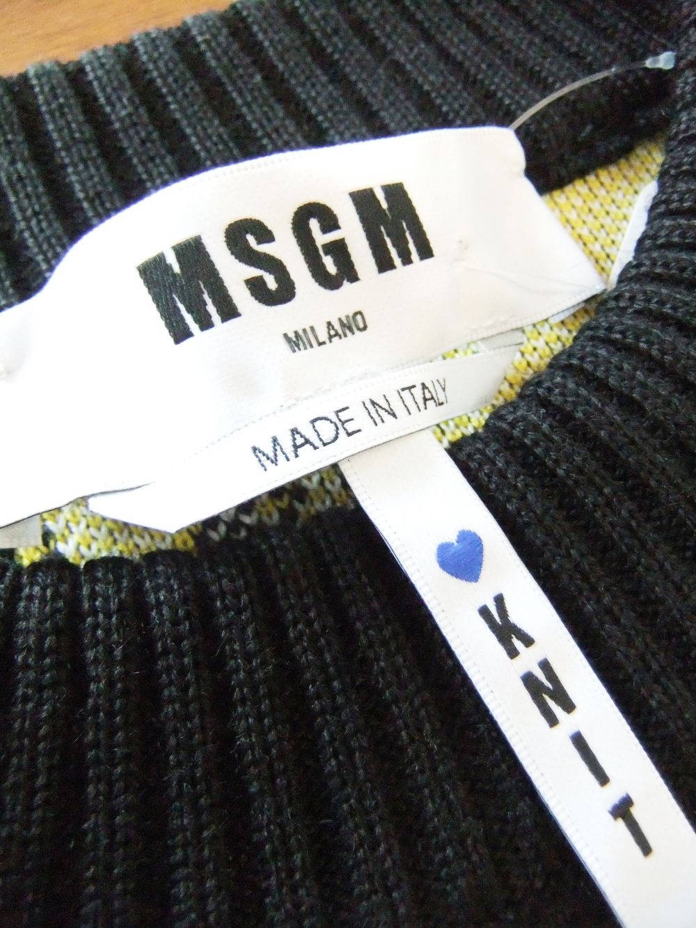 《LADIES》 モノグラム ロゴニット   2841MDM144
