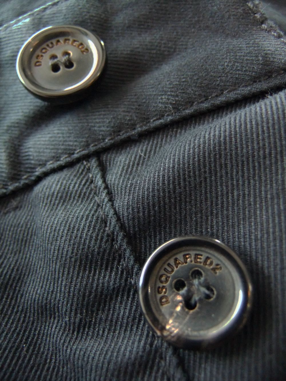 Cotton Twill Marine Cargo Shorts  ダメージ ハーフジーンズ  (ブラック)  S74MU0661