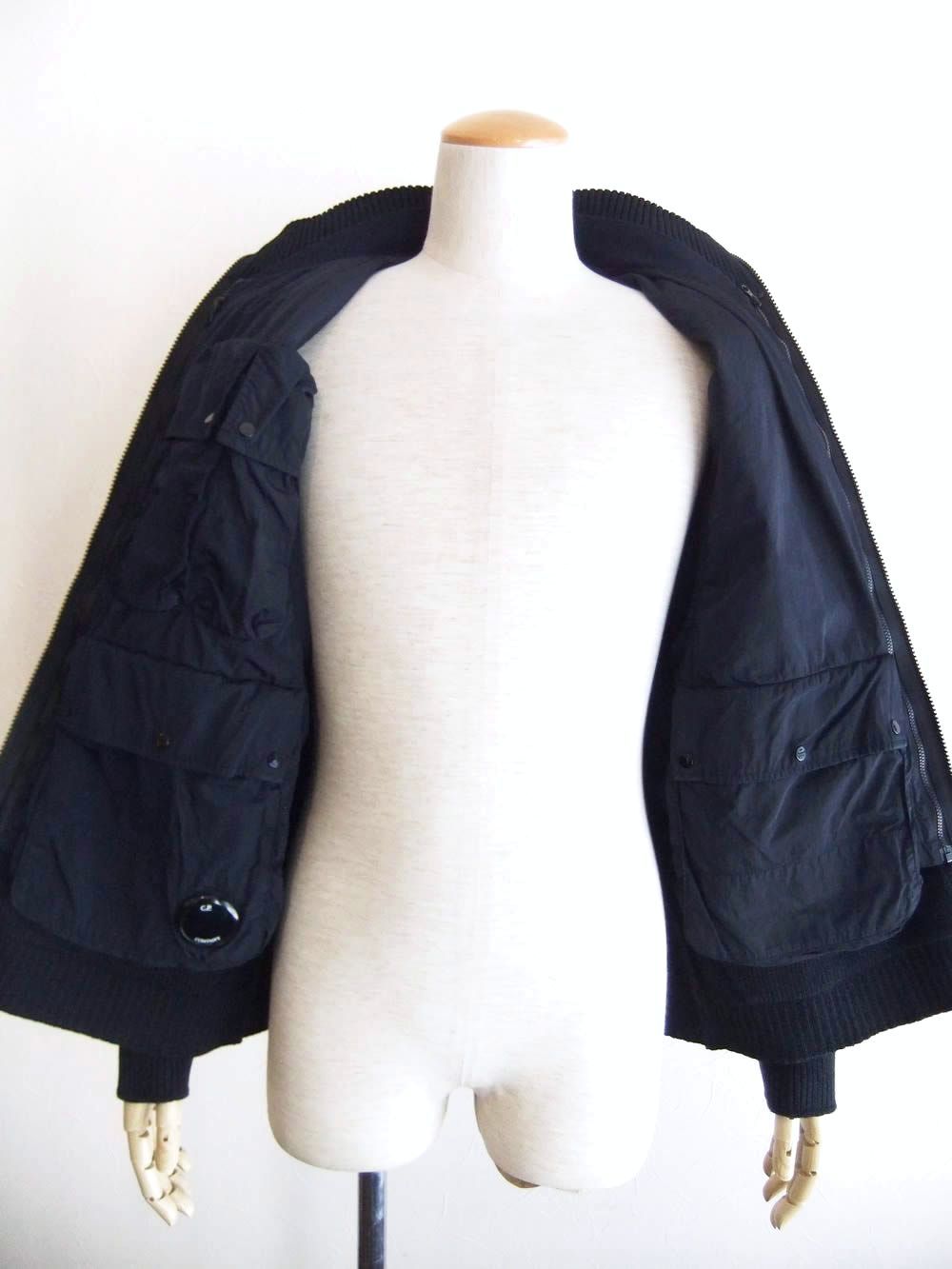 COTTON MIXED ZIPPED CARDIGAN   インナーベスト付き ZIP カーディガン