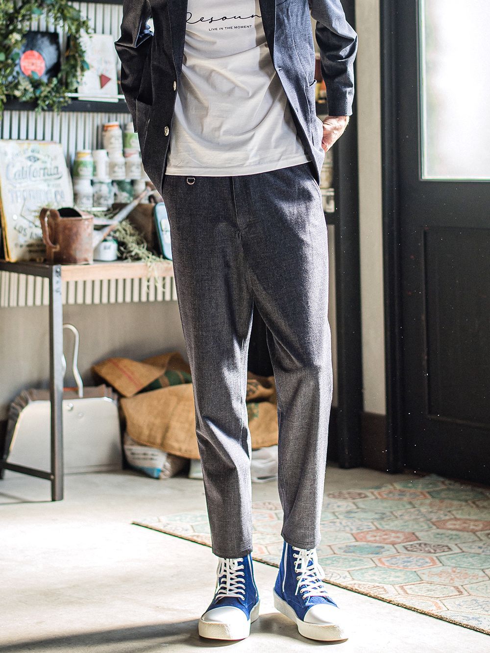 PAT WIDE EASY PANTS   ワイド イージーパンツ （デニム） RC31-ST-036