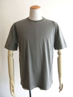 コットン/リネン （グレージュ） クルーネックTシャツ