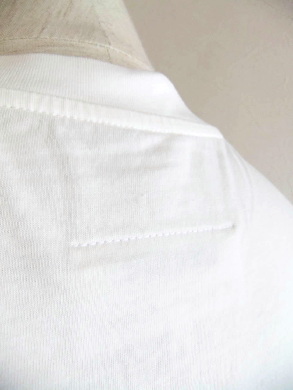 《MM➅》 Maison Margiela  LOGO PRINT T-SHIRT  (ホワイト)  ロゴ プリント Tシャツ