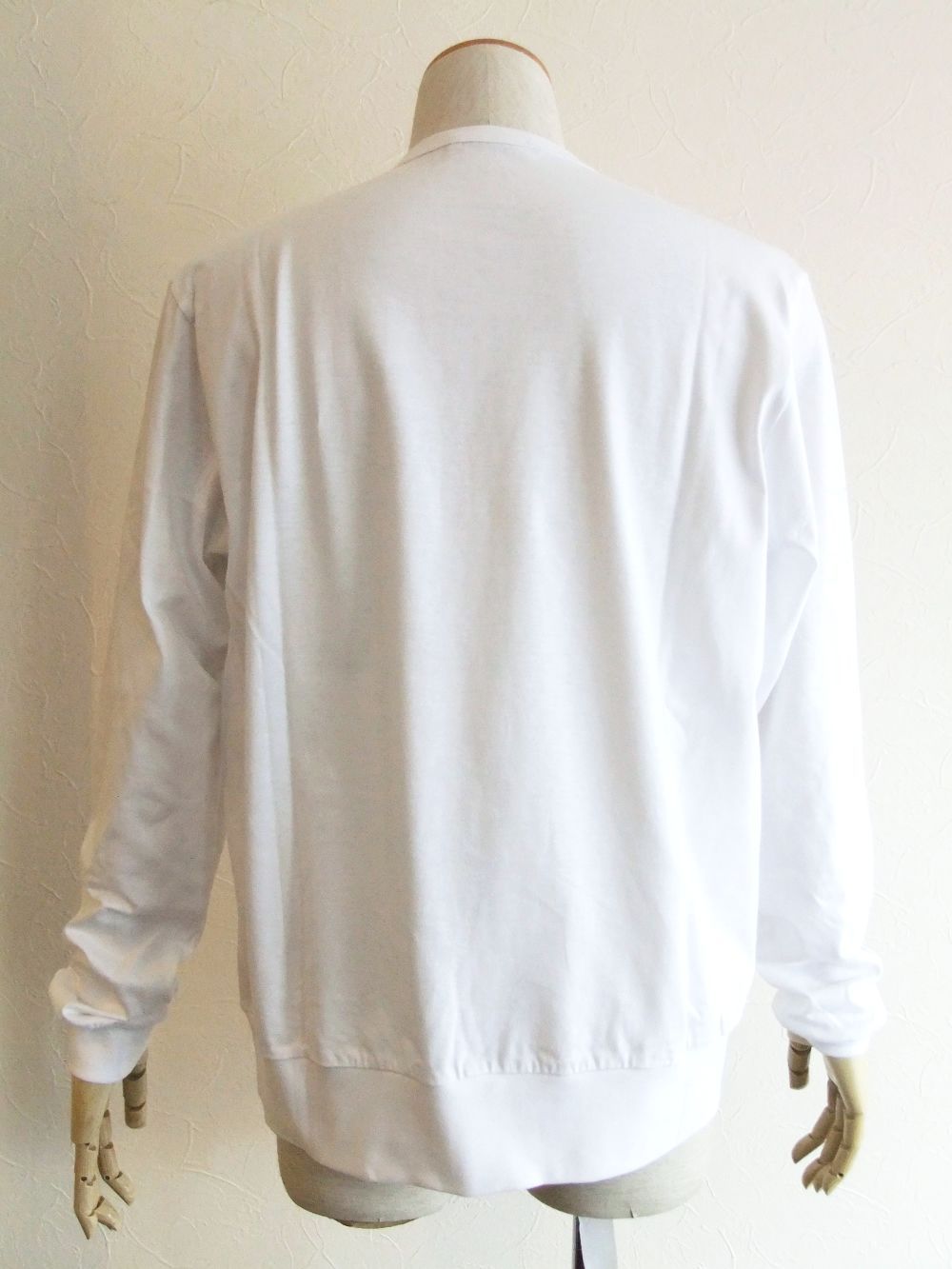 NEBBIOLO LUNGO  (ホワイト)  クルーネック 長袖Tシャツ