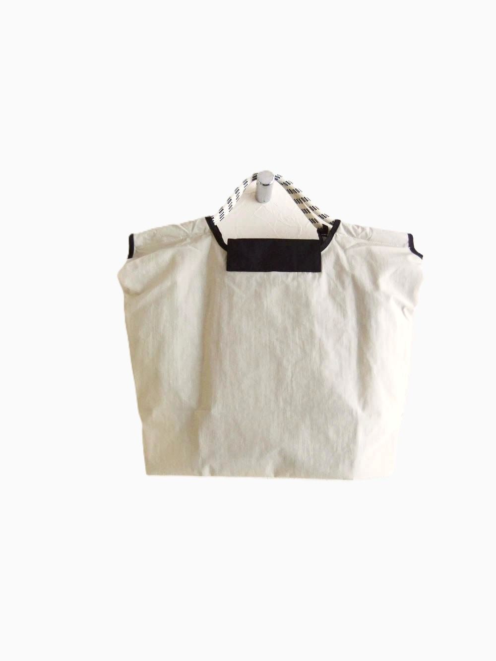 【MICALLE MICALLE Account】 HOMMAGE SPIRAL SHELL MOTIF FLAP BAG (ベージュ) オマージュ フラップ トートバッグ  MAD119GEB