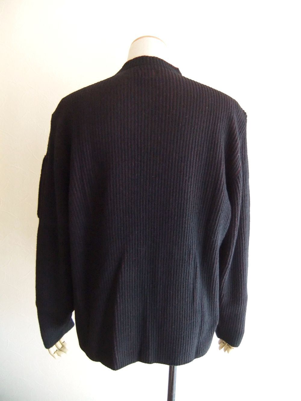 FLEECE KNIT CREWNECK  Vanisé Knit  (パープル)  ウール クルーネック セーター