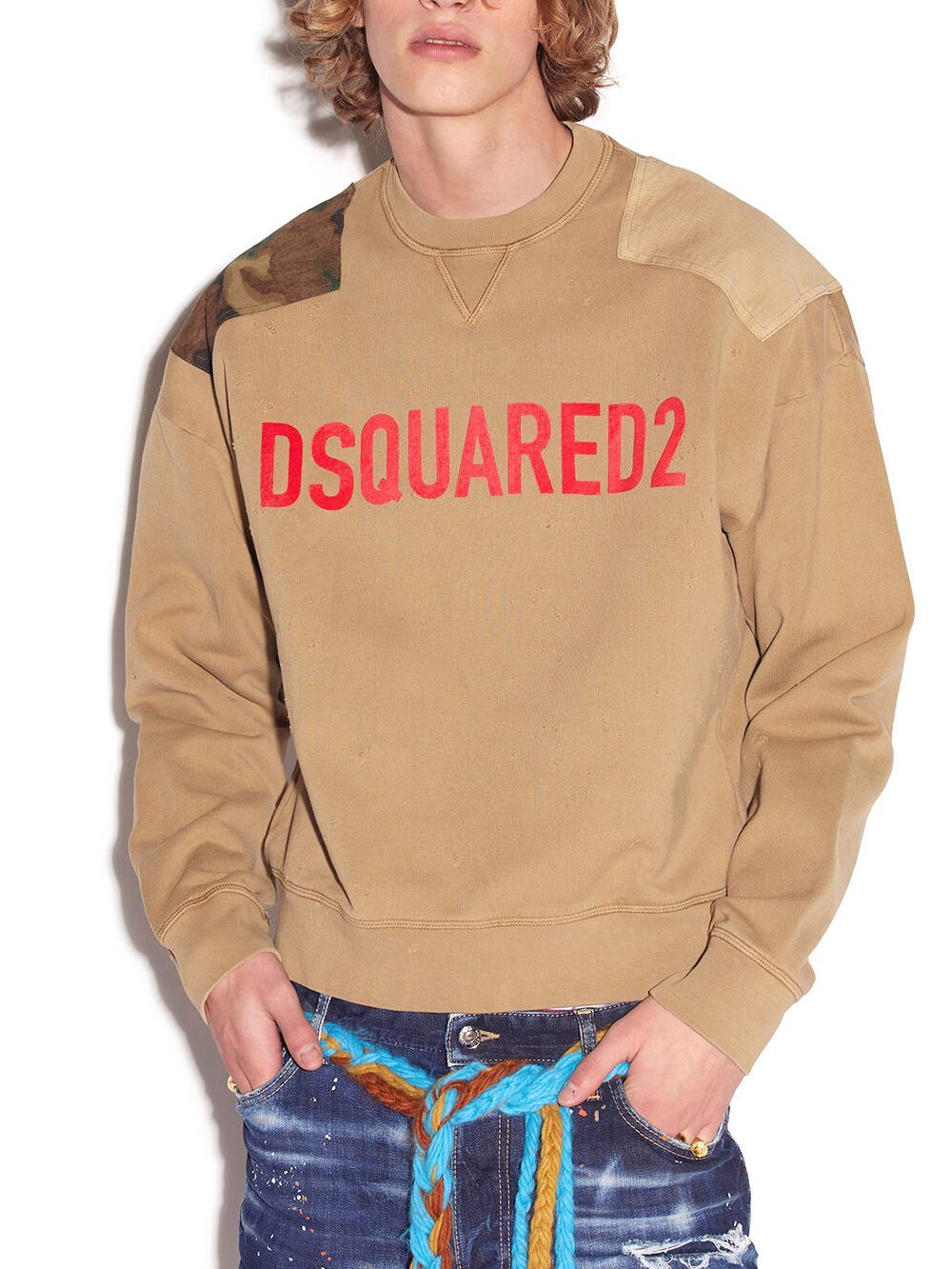 Dsquared2 - D2 PATCH CIPRO SWEATSHIRT ロゴ スウェットプルオーバー