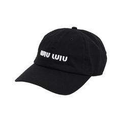 HOMMAGE LOGO CAP (ブラック)  ロゴ キャップ