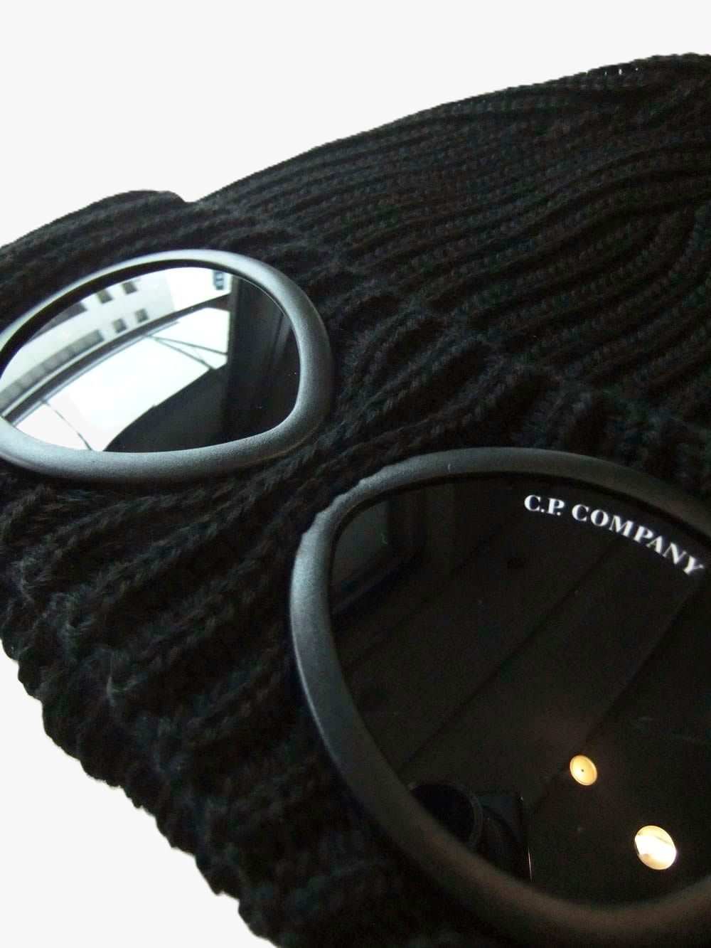 EXTRAFINE MERINO WOOL GOGGLE BEANIE ゴーグル ニット帽 ( ブラック )