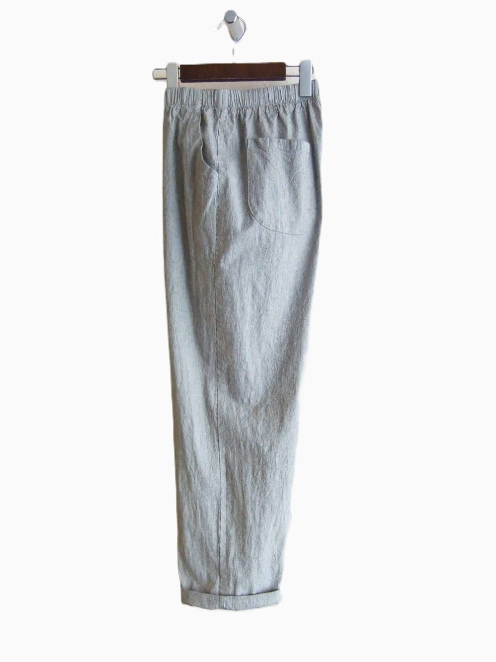 COTTON LINEN EASY PANTS   ロールアップ イージーパンツ  625605