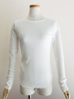 テレコ コットン Tシャツ (オフホワイト) K125501M