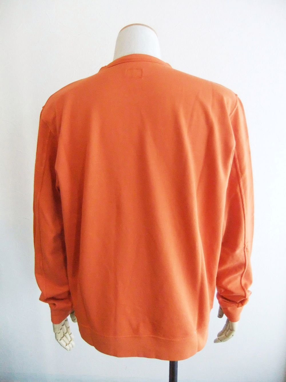 LIGHT FLEECE SWEATSHIRT  (オレンジ) クルーネック スウェットシャツ