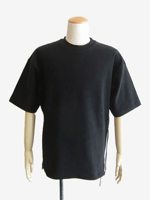 PILE SIDE ZIP PK S/S  パイル ショートスリーブカットソー