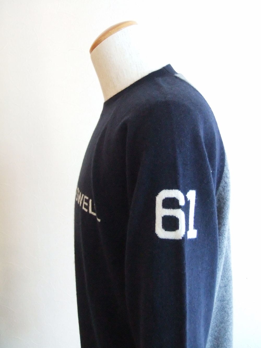 TOUR SWEATER 2022   12G カシミア クルーネックセーター ( ネイビー )  RSM-22275