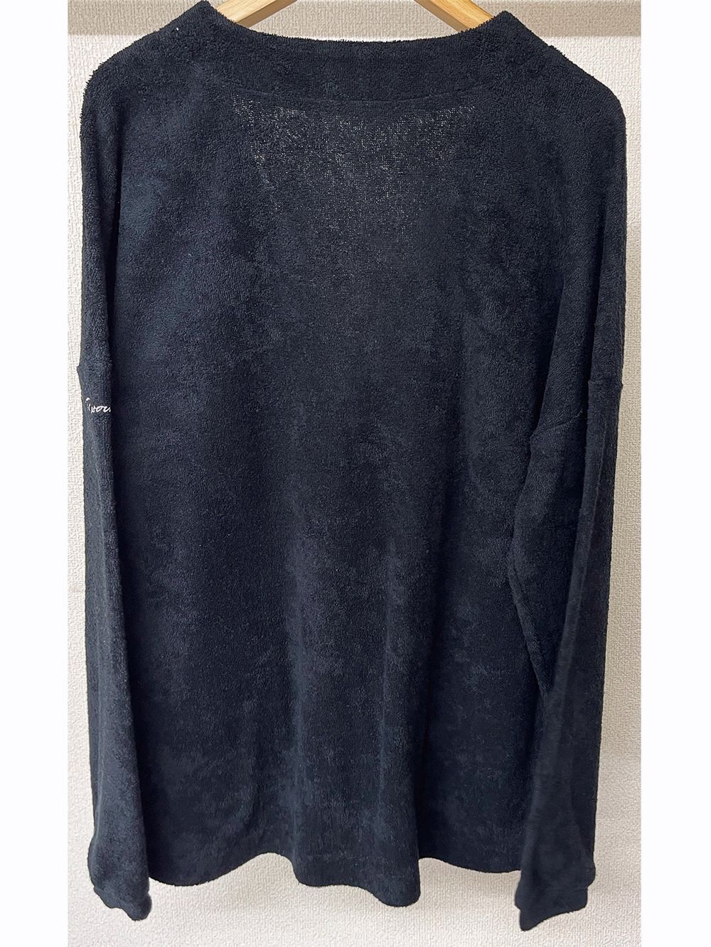 WEST pile cardigan (ブラック)  パイルカーディガン