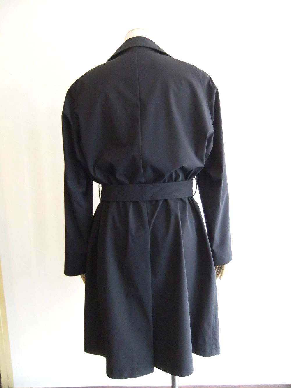 SALOMON  (ネイビー) ナイロンストレッチ バルカラーコート