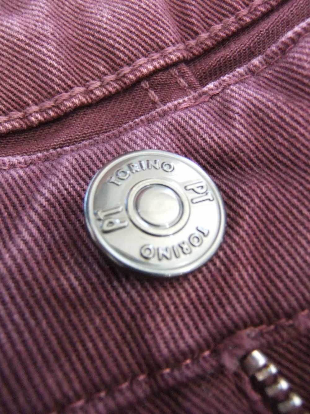 PT TORINO DENIM  SOUL  スリム フィット デニム  (ボルドー)