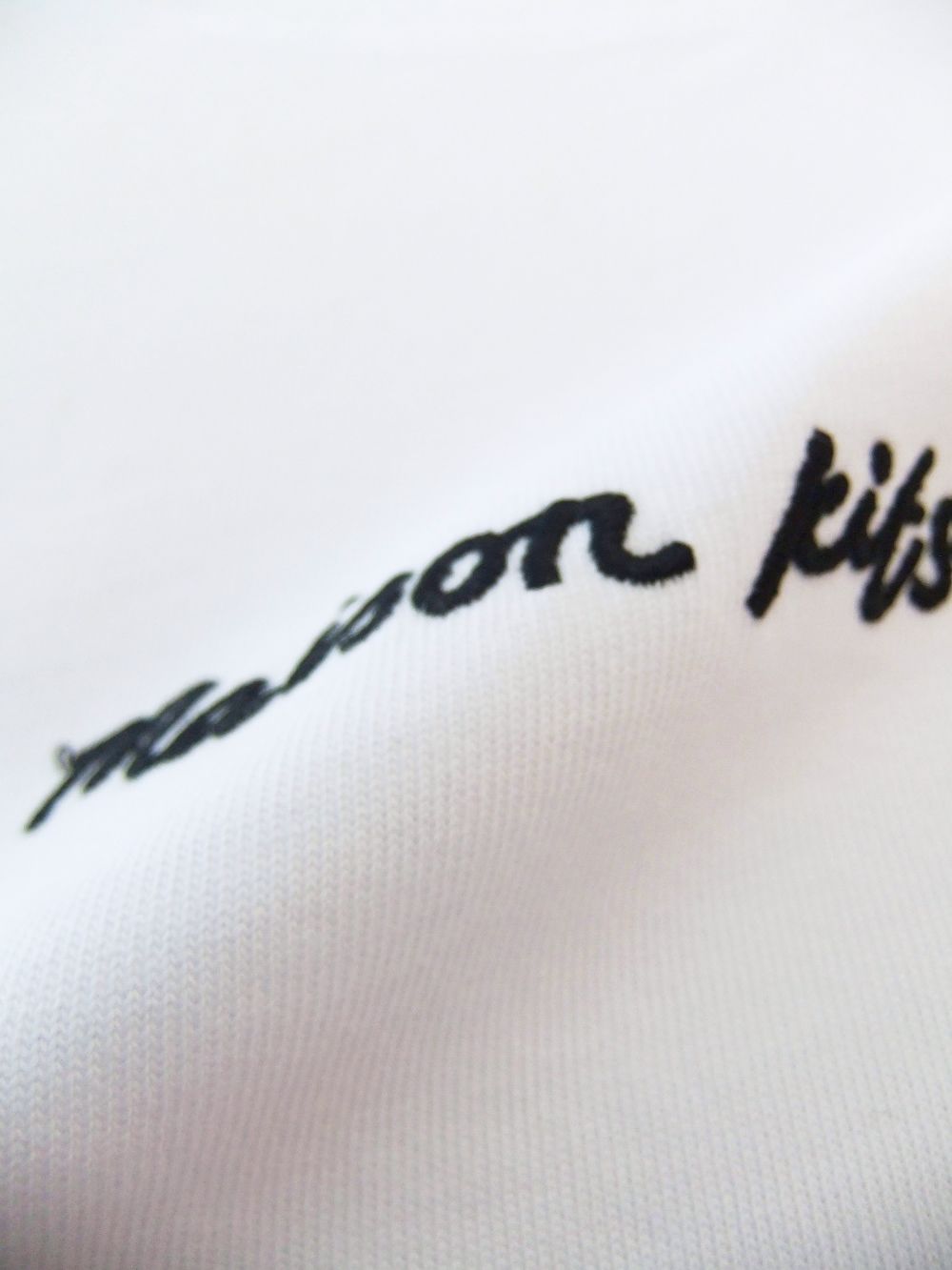 MAISON KITSUNE EMBROIDERY OVERSIZE T-SHIRT  リラックスド Tシャツ