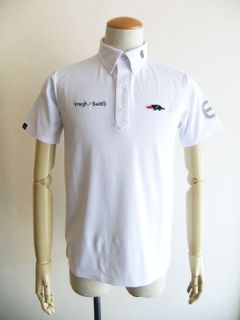 ALL LOGOS POLO (ホワイト)   半袖B.D.ポロ  RSM-23006