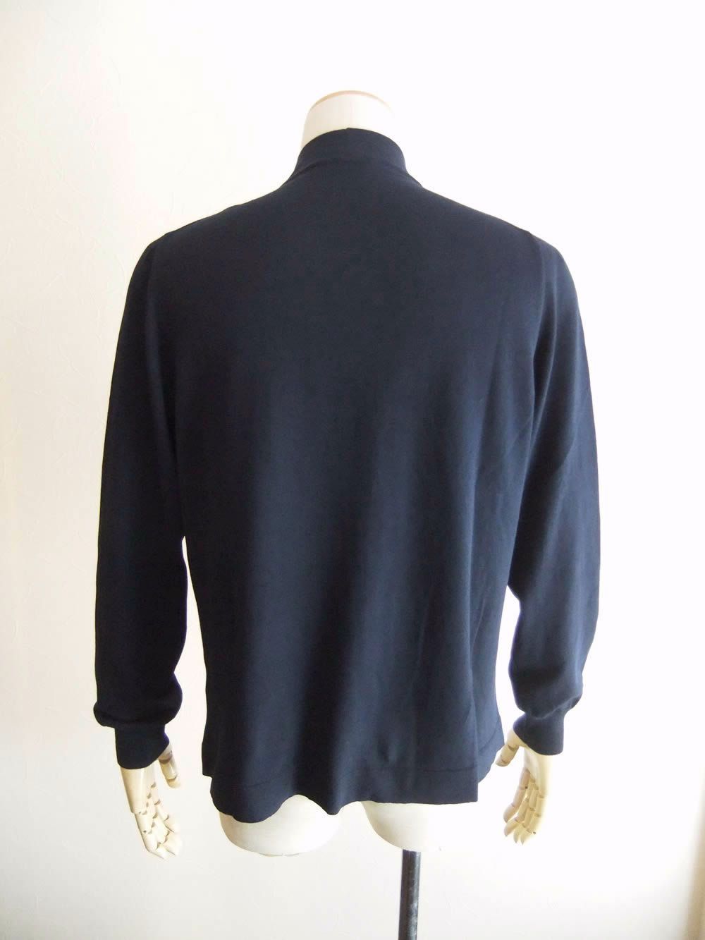 ボタンレスカーディガン  (ネイビー)