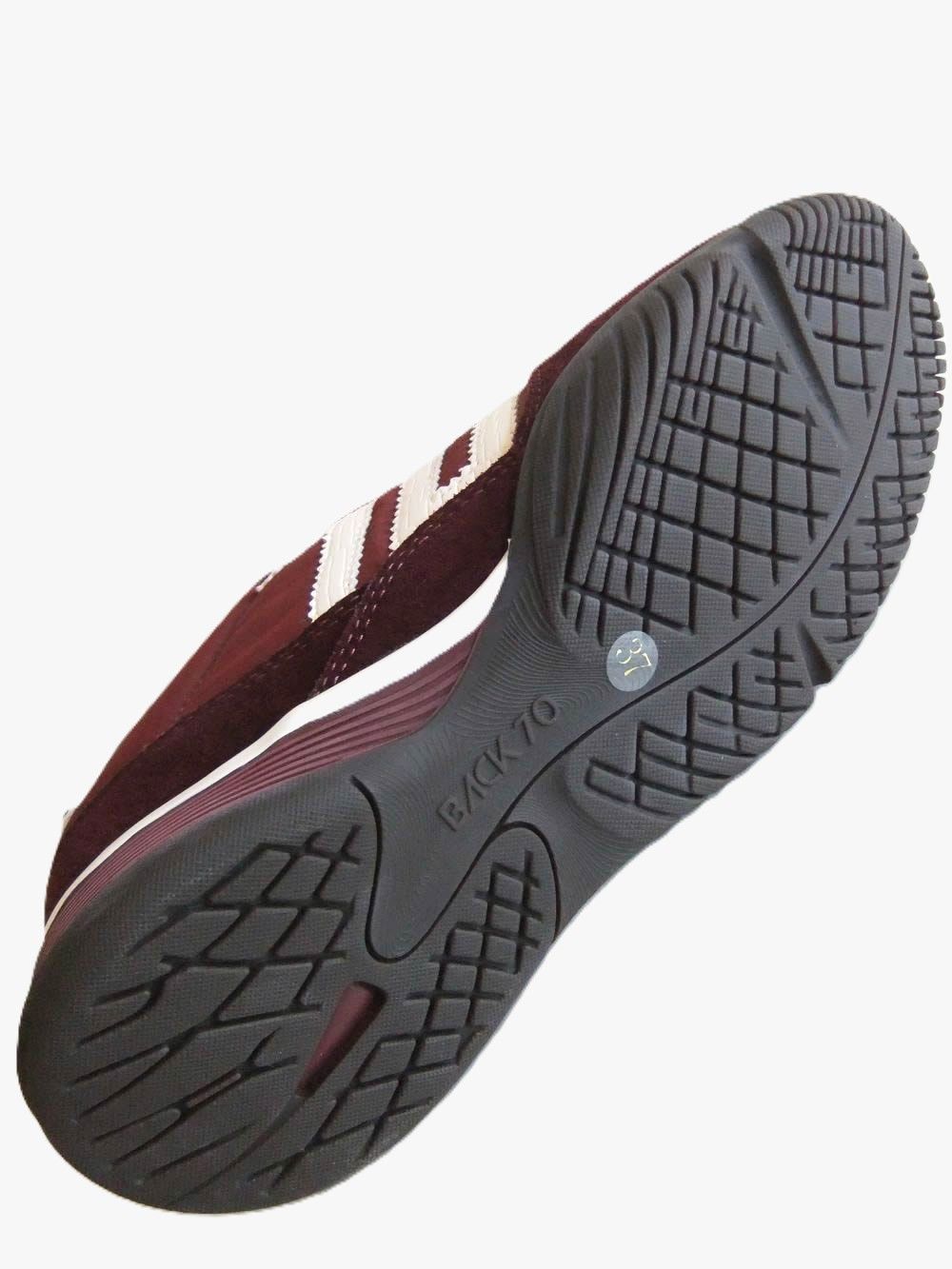 【BACK70】 FIRE BALL SPONGY NYLON BUTTER 70  （ワイン） ファイヤーボール ナイロン スニーカー