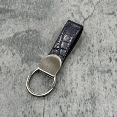 LE'SAC  クロコダイル キーホルダー  (ネイビー)  D284