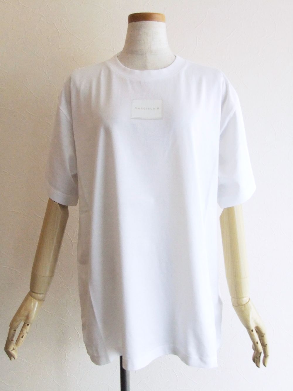 MM6 MAISON MARGIELA (ホワイト) ロゴ Tシャツ - XS
