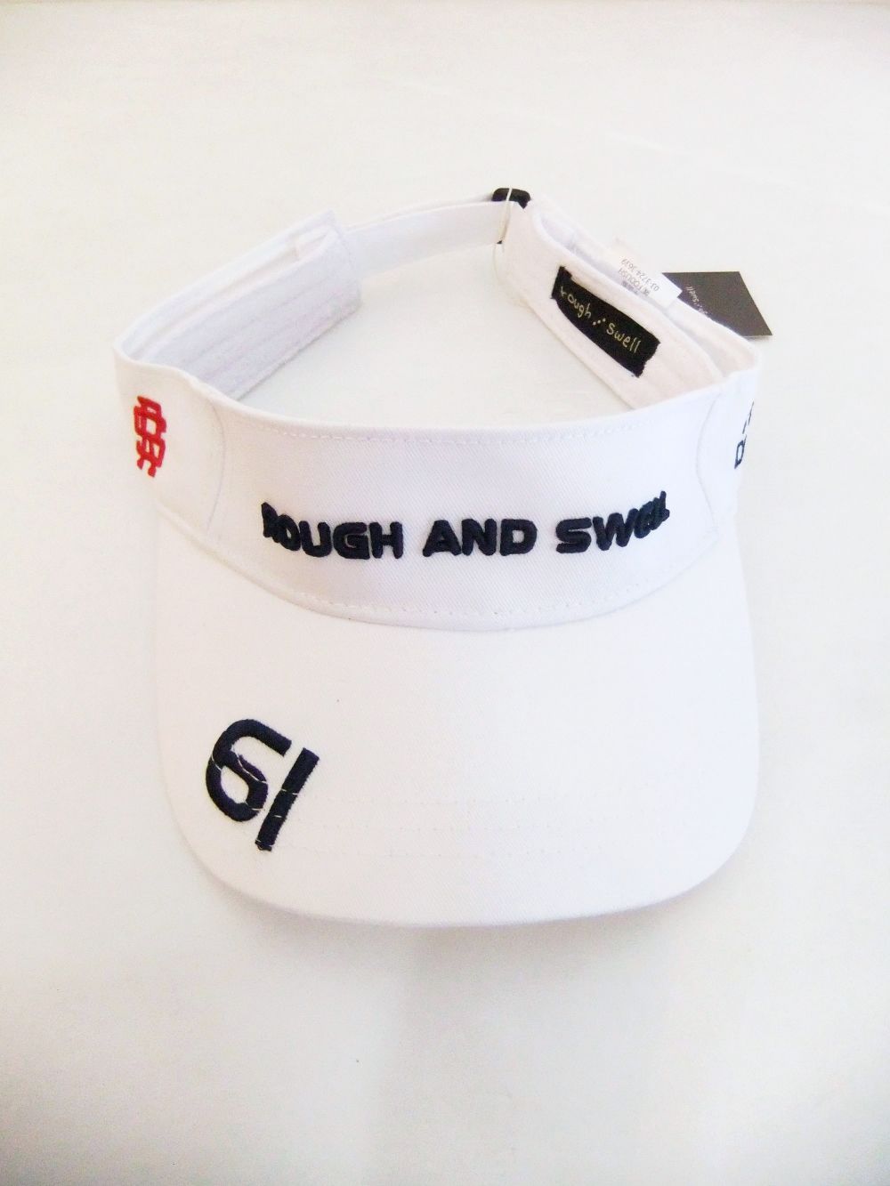 TEAM DUCKBILLS SUN VISOR (ホワイト) ロゴ入り サンバイザー  RSA-23003