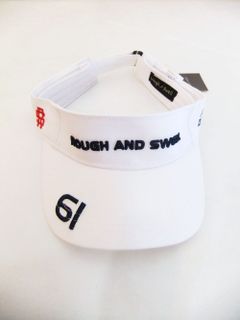 TEAM DUCKBILLS SUN VISOR (ホワイト) ロゴ入り サンバイザー  RSA-23003