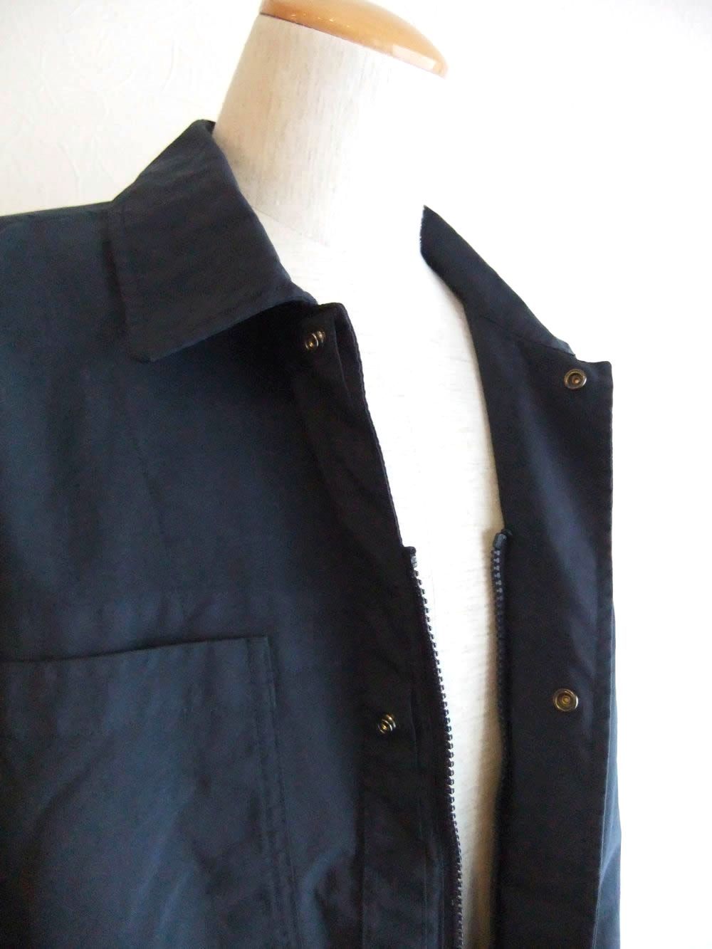 TAYLON P BUTTON LENS OVERSHIRT  (ネイビー)  オーバーシャツ ジャケット