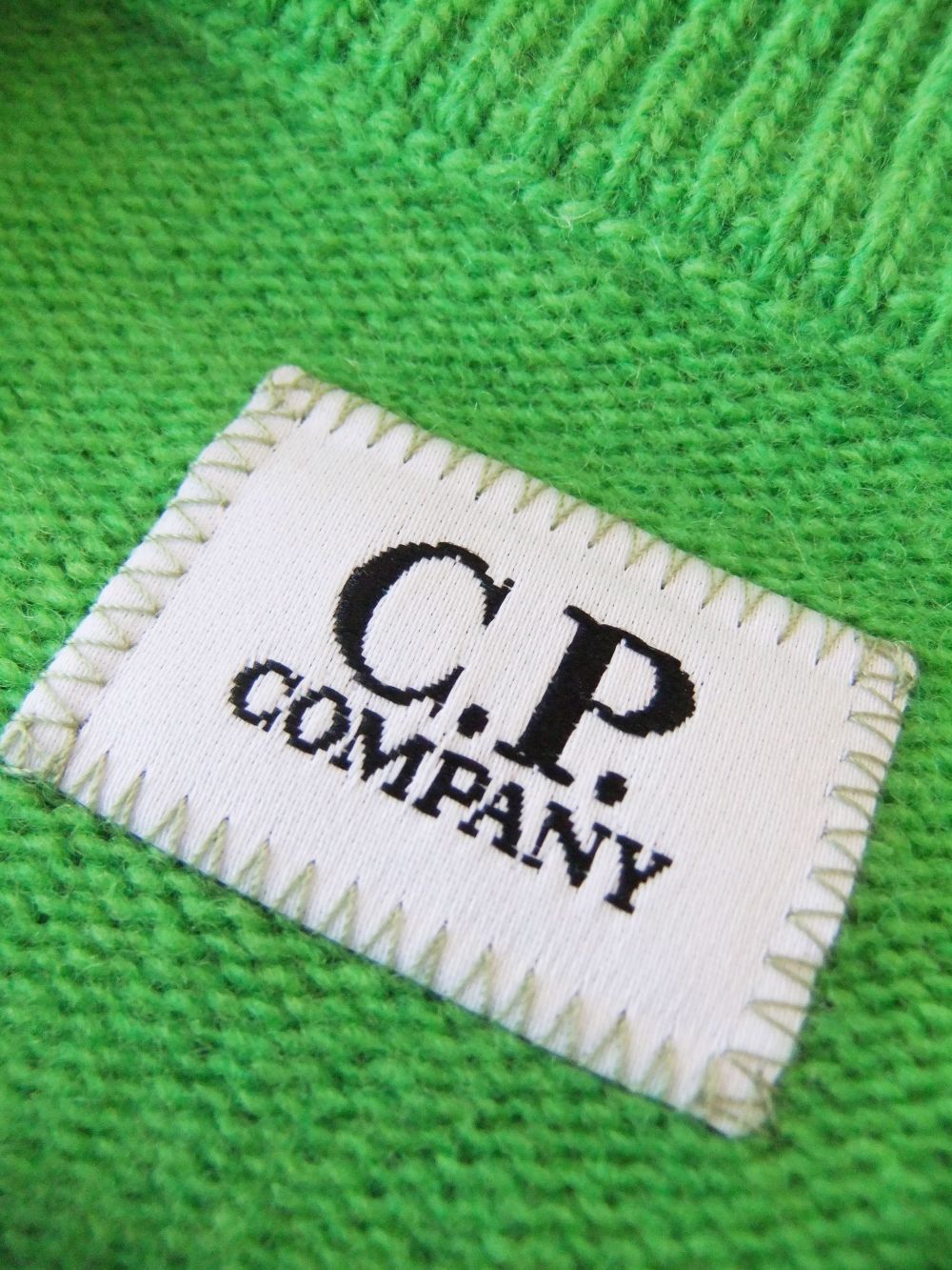 LAMBSWOOL JUMPER  (グリーン) ラムウール クルーネックセーター