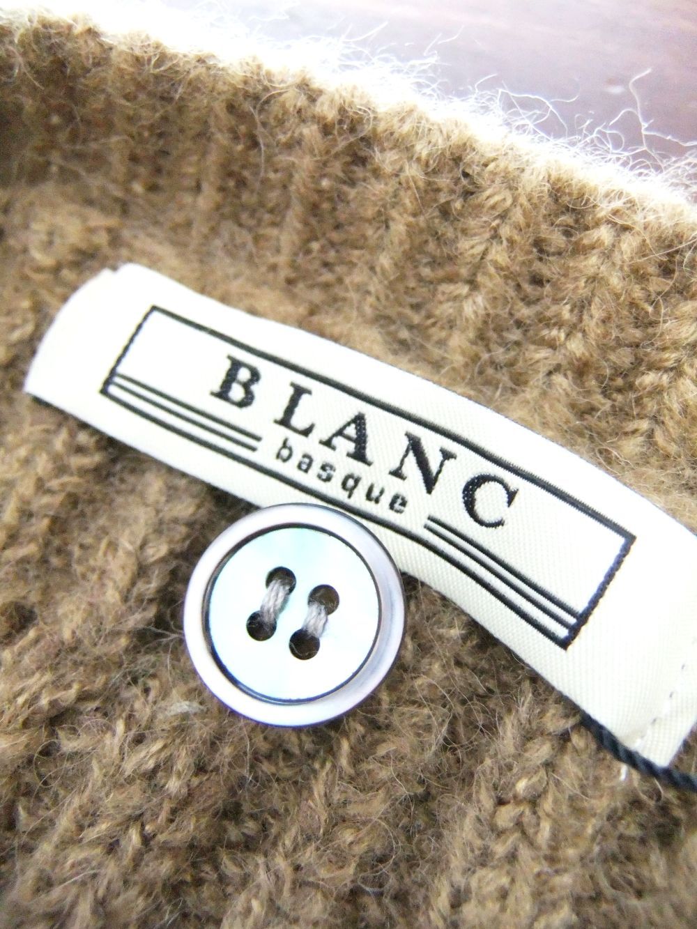 2WAY  アラン編みKNIT × Gジャン  (ベージュ)   BB25-718
