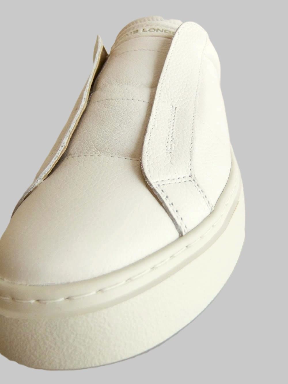 【MENS】 SUPERLIGHT SLIP ON (ホワイト)   レザースニーカー
