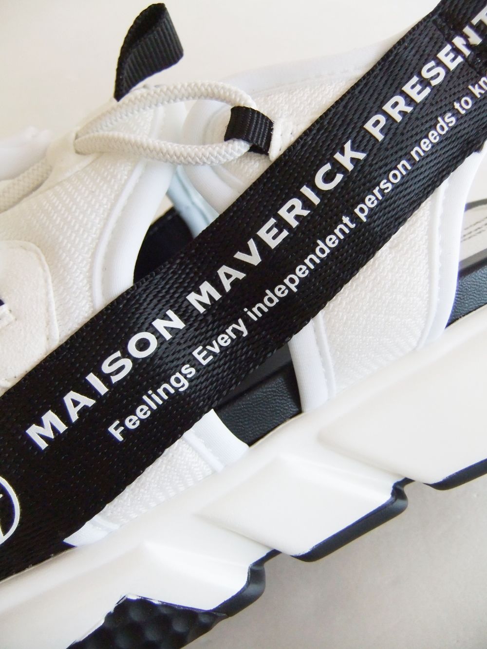 LOGO DAD SANDALS SNEAKERS  ダッド サンダル スニーカー  (ホワイト) MS2326