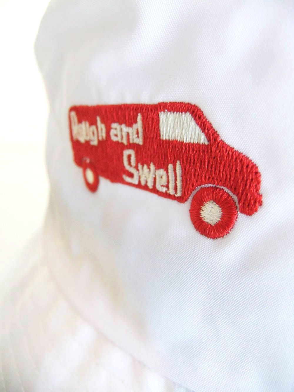 RED BUS HAT   (ホワイト)  ロゴ入り ハット    RSA-26009