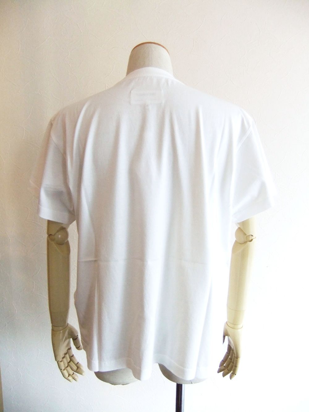 《MM➅》 Maison Margiela  (ホワイト)  LOGO PRINT T-SHIRT  ロゴTシャツ
