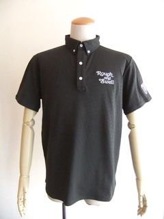 RS JACQUARD POLO   (チャコール) 半袖ポロ  RSM-25012