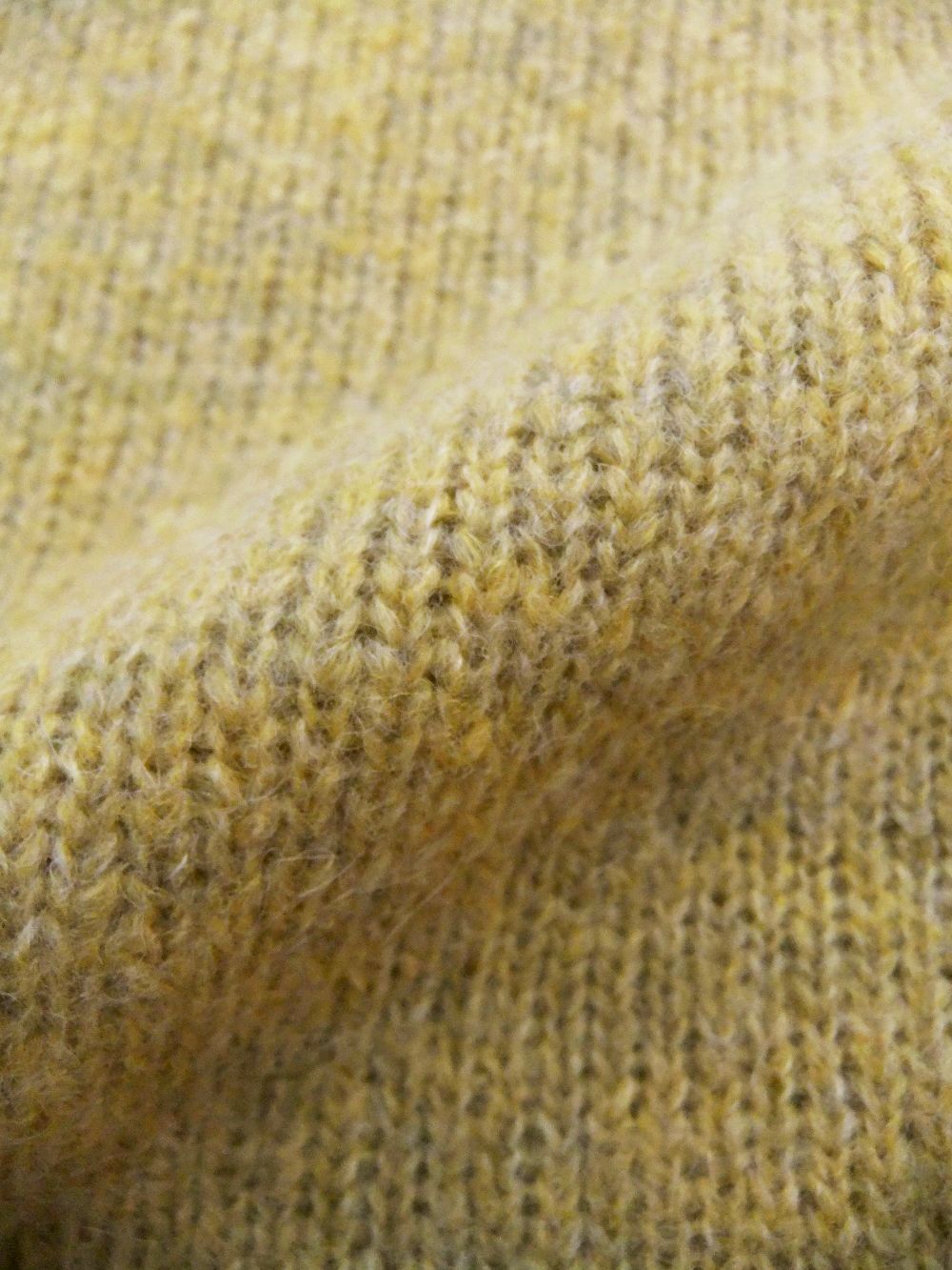 アルパカ混 V-NECK ニット   (イエロー)  CV1MLM13