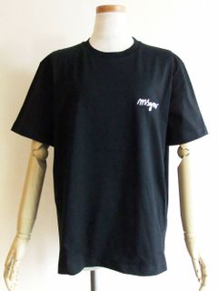 《LADIES》 胸 刺繍ロゴ  T-SHIRT  (ブラック)  3041MDM108-217298
