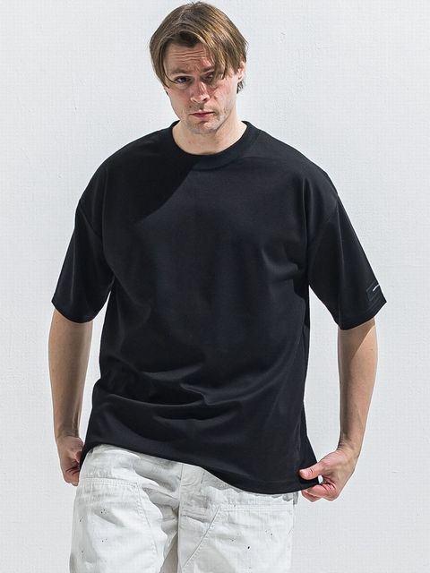 REV MESH OVER TEE  (ブラック)   メッシュ オーバーTシャツ