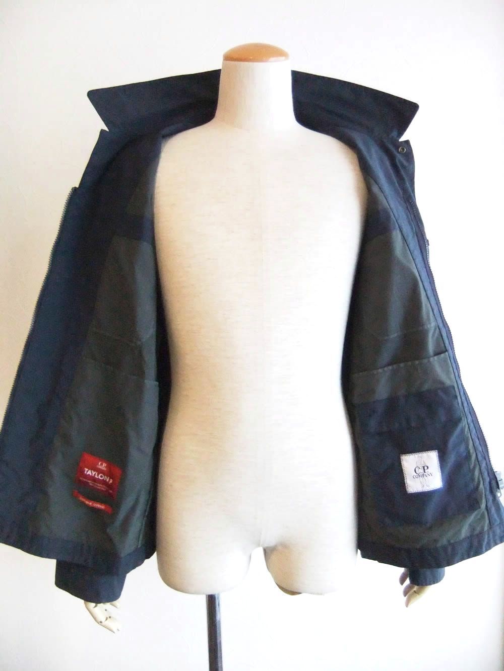 TAYLON P BUTTON LENS OVERSHIRT  (ネイビー)  オーバーシャツ ジャケット