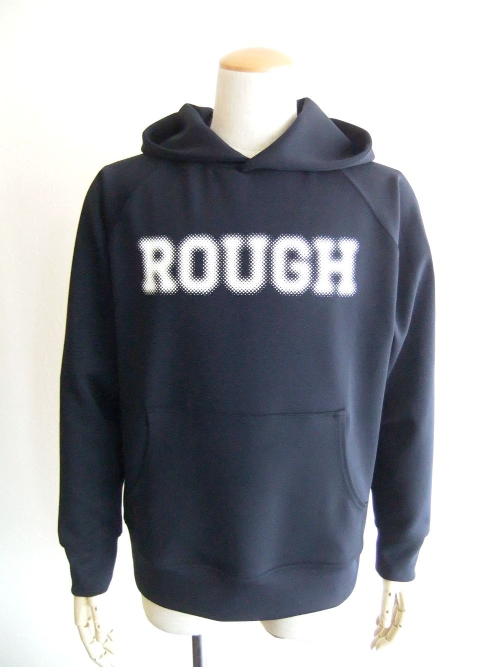 HAZY LOGO HOODIE  (ネイビー) ロゴ入りフーディ   RSM-23036