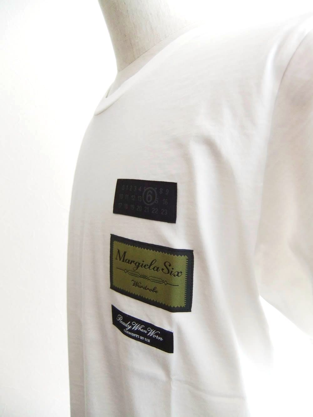 《MM➅》 Maison Margiela 6 LOGO LABEL PATCH T-SHIRT   ラベルパッチ Tシャツ