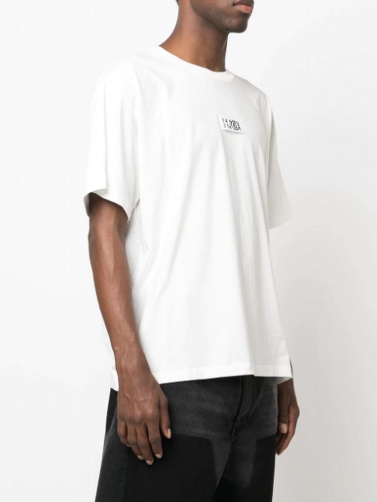Maison Margiela - 《MM➅》 Maison Margiela 6LOGO PRINT T-SHIRT Maison Margiela - 《MM➅》 Maison Margiela 6LOGO PRINT T-SHIRT