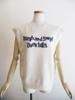 【LADIES】 DUCKBILLS VEST W.   ロゴ入り ニットベスト  RSL-24232