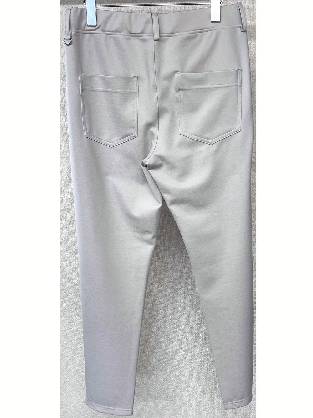 ERIC EASY PANTS BLACK    (グレージュ)   スラックス型イージーパンツ