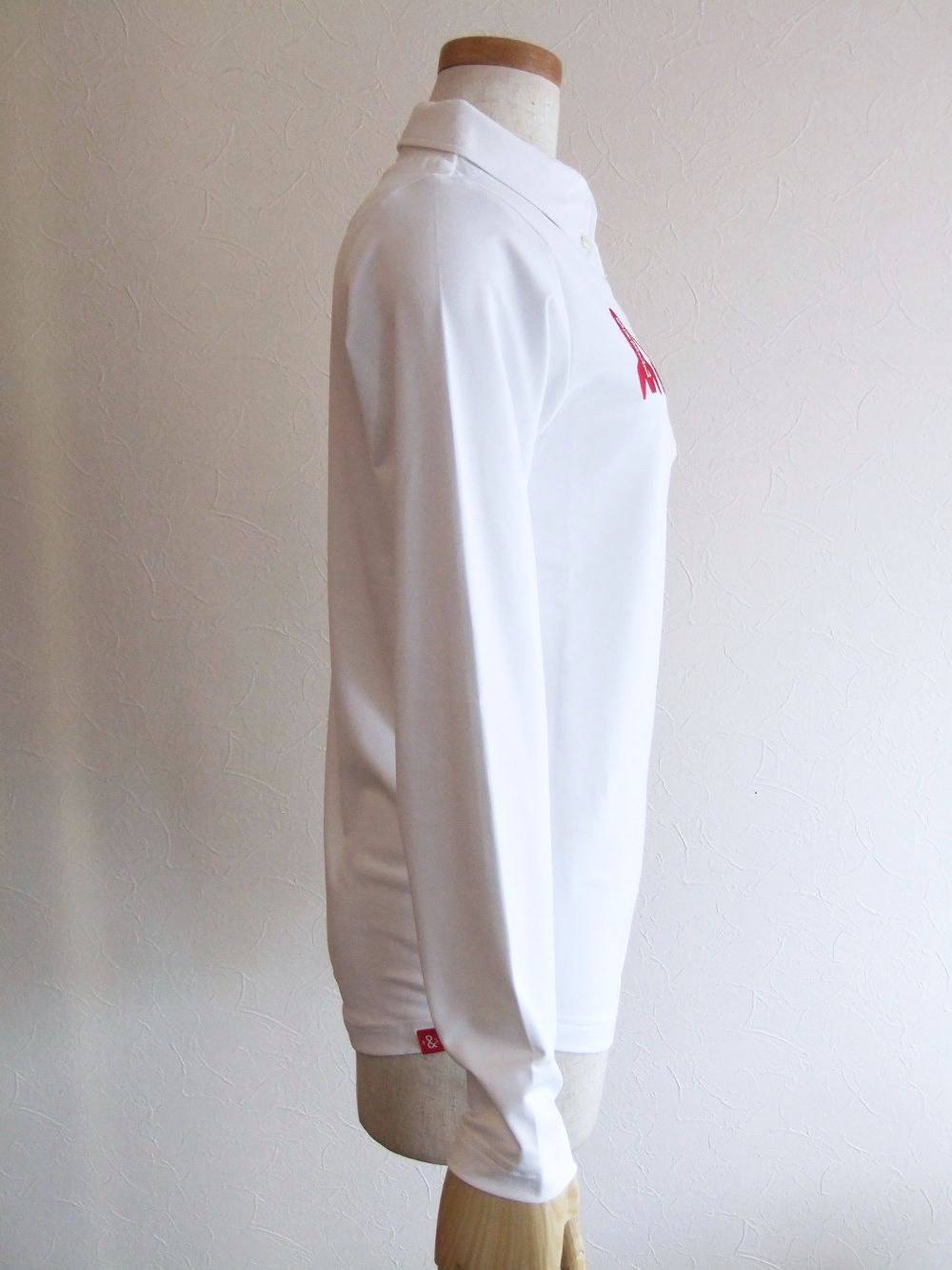 【LADIES】  GALAXY TOUR L.S. W.  (ホワイト)   長袖BDポロ  RSL-21215