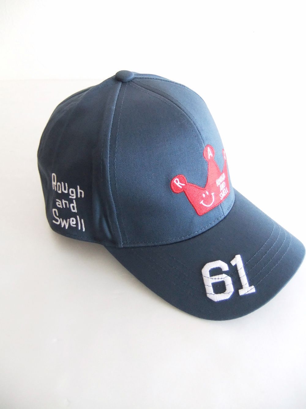CROWN B.B. CAP  ( ダークブルー )  ロゴ入りキャップ  RSA-22202